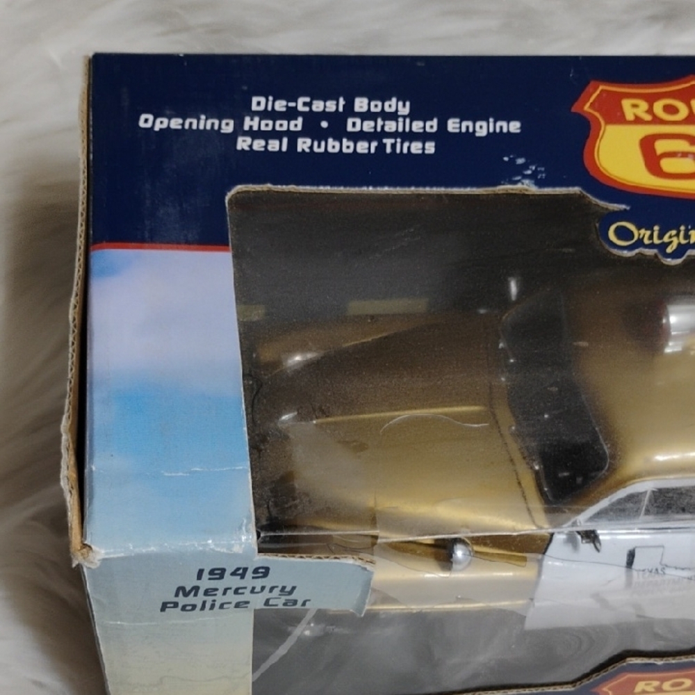 1949 Mercury Texas Highway Patrol Route 66 Die Cast Collectible Car - Picture 6 of 11